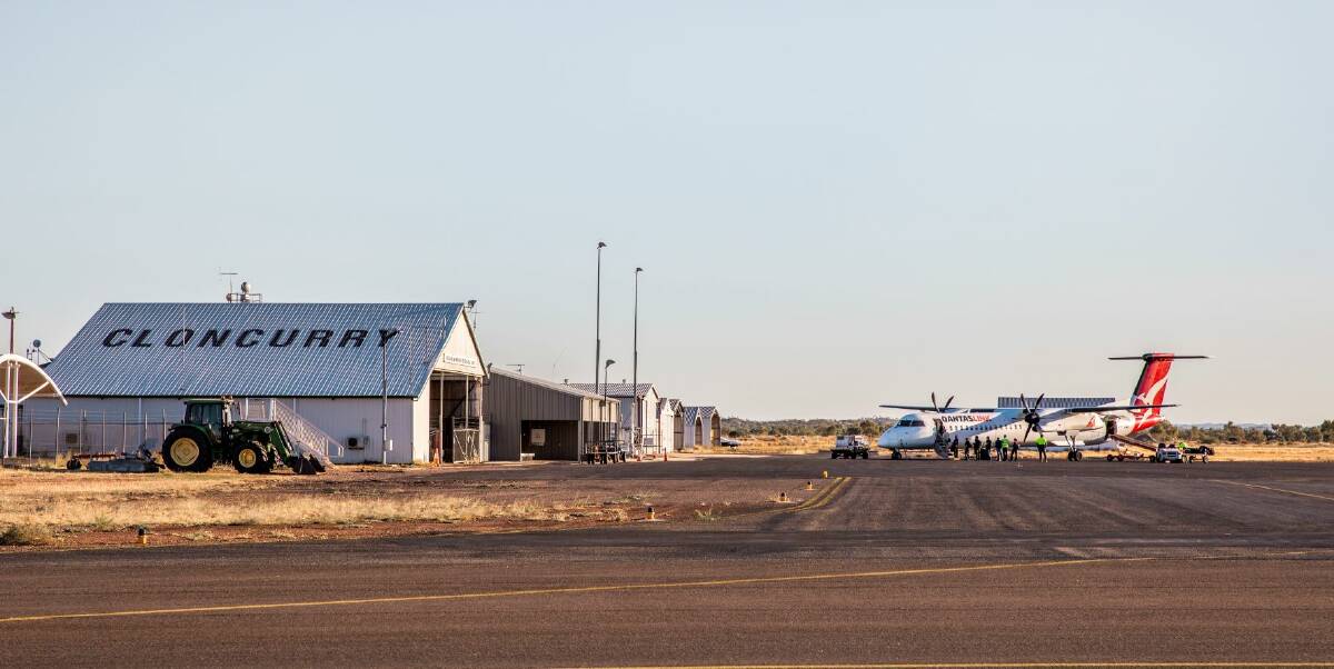 WHERE IT ALL BEGAN: The original Qantas hangar in Cloncurry, which welcomed the first Qantas passenger plane 100 years ago, is still in use.