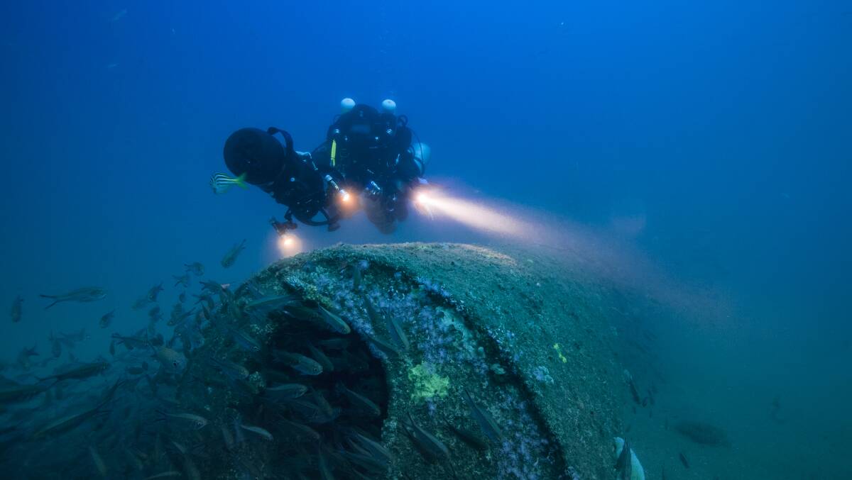 IN THE DEPTHS: The wreck is protected by the NSW Government, in consultation with the Commonwealth and Japanese governments.