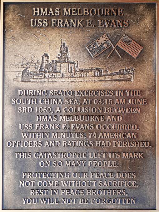 BAND OF BROTHERS: The plaque that will be officially unveiled in Ulverstone on June 3.