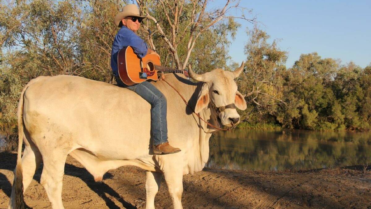BUDDIE ACT: John Hawkes and his bullock Ollie will be among the performers entertaining the audience at Longreach.