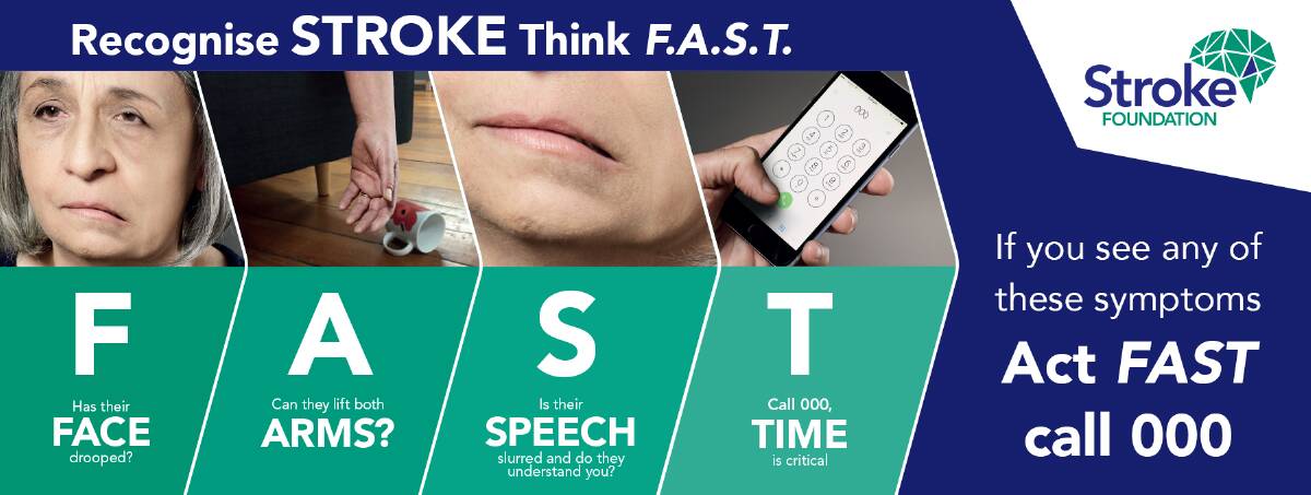 IS IT A STROKE?: The FAST campaign show you the symptoms. 