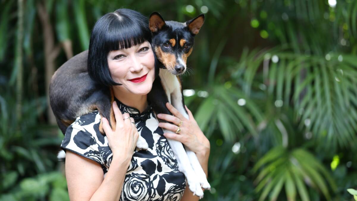 SPECIAL GUEST: Claudia Chan Shaw and Spartacus. Photo: Daniel Shaw