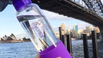 AND NOT A DROP (EXCEPT WATER) TO DRINK: To date, the Remember September challenge has raised almost $180,000 for pancreatic cancer research.