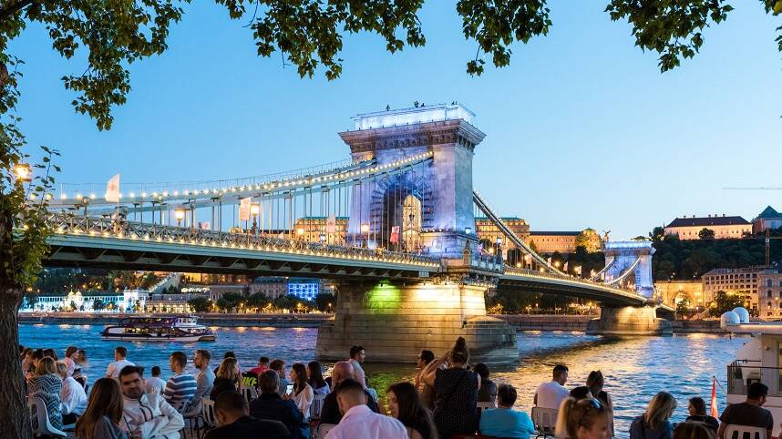 WHAT'S IN A NAME?: The two cities of Buda and Pest were joined by bridges to become Budapest in 1873. The Danube River separates the two.