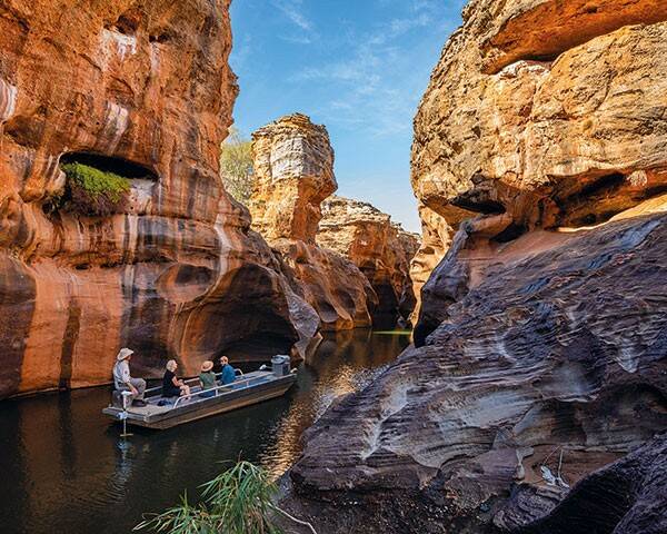 Cobbold Gorge is very different from other ravines due to its extreme narrowness - it's just two metres wide in places - and spectacular 30-metre walls. Picture supplied