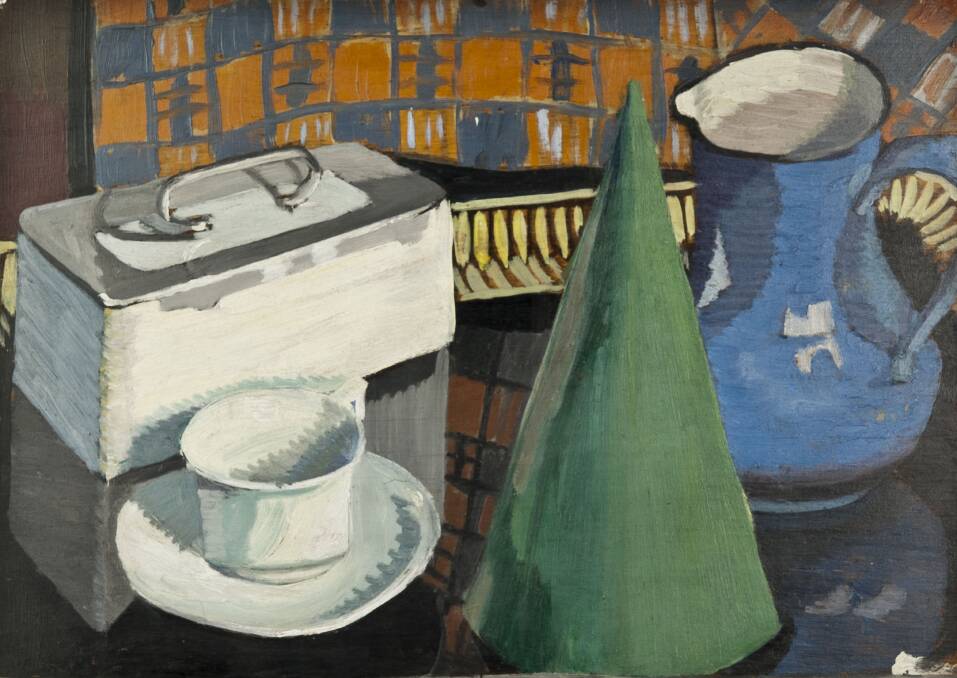 GIFT: Roy de Maistre, Objects on a table c. 1926. Newcastle Regional Art Gallery collection