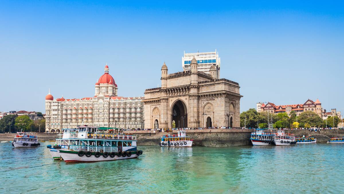 BUSTLING: Mumbai Harbour, gateway to India.