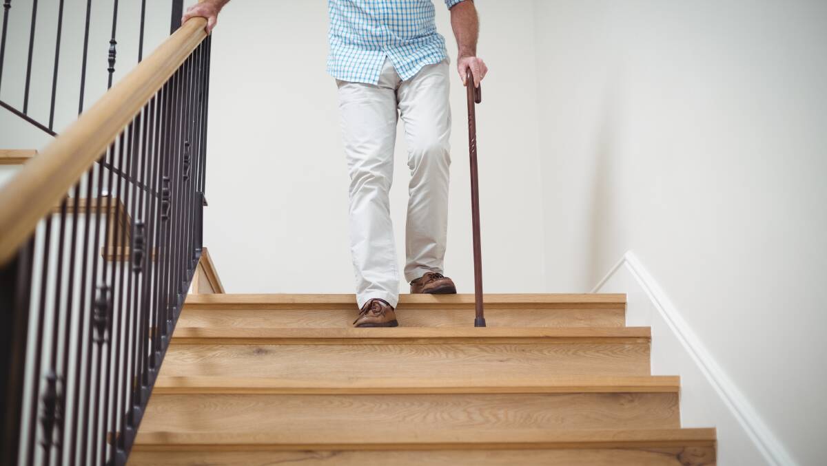 TAKING STEPS: Will you be able to get around your home easily as you age? Photo: Shutterstock