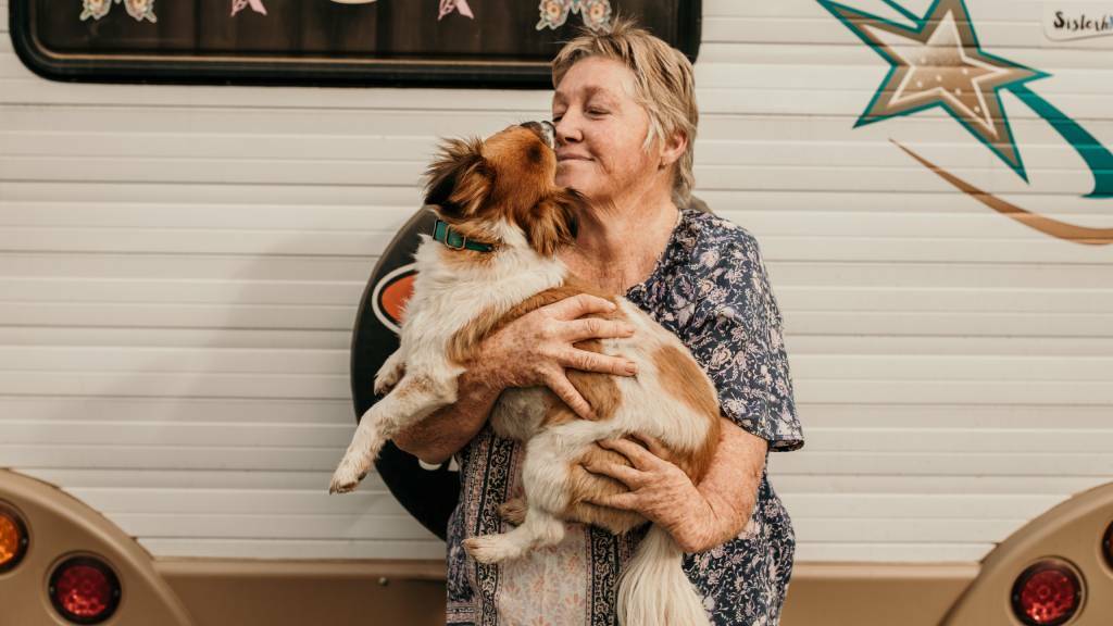 Hear the story of Gaylene Seeney and her four-legged travelling companion Albert.
