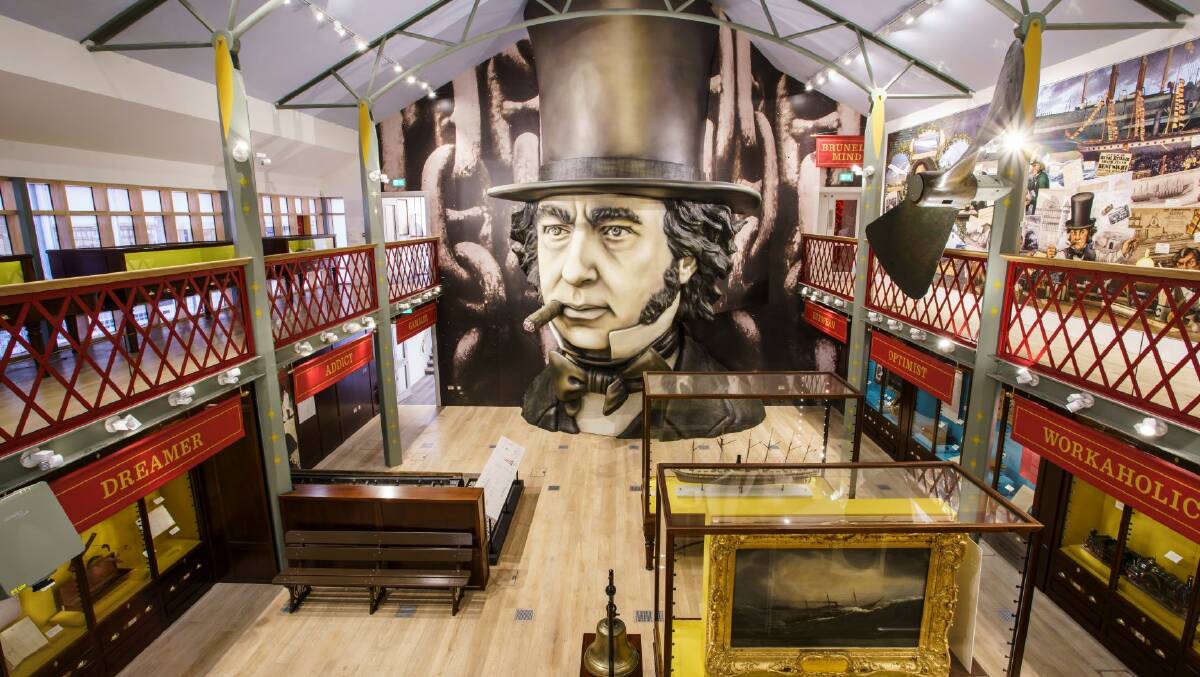 TRIBUTE TO A GENIUS: Enjoy the SS Great Britain exhibition.