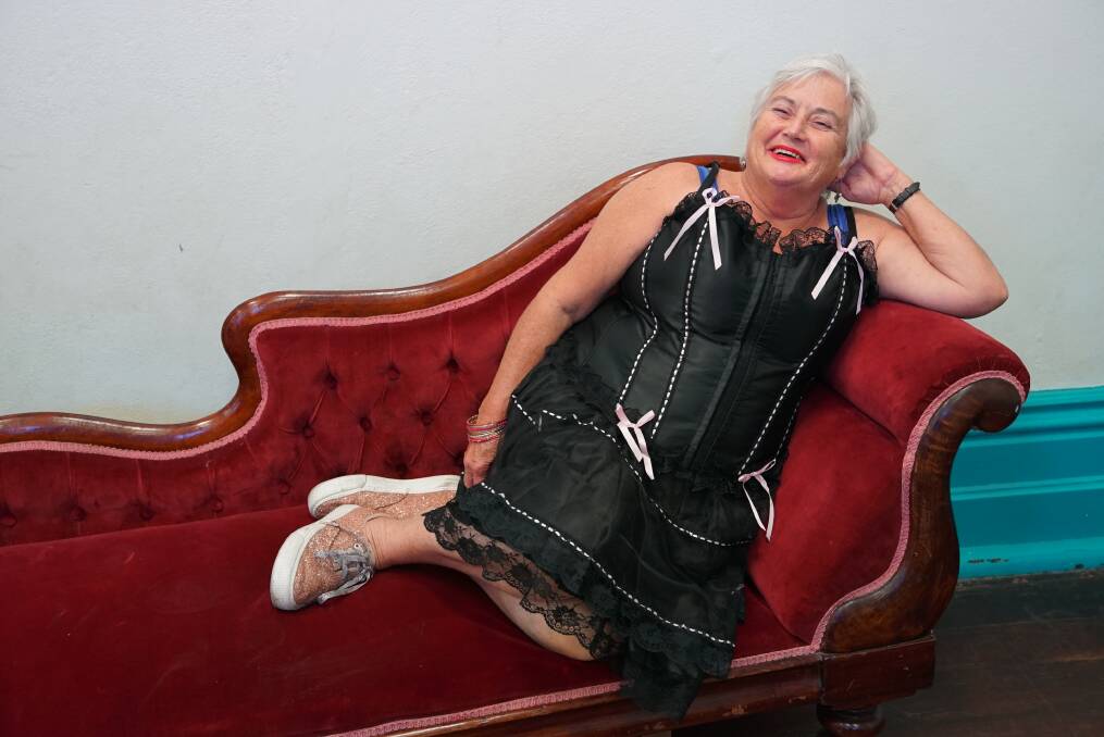 WHAT A BEAUTY: Dorothy Farmer has tried belly dancing and flamenco but has found her bling in burlesque - and she's certainly not alone.