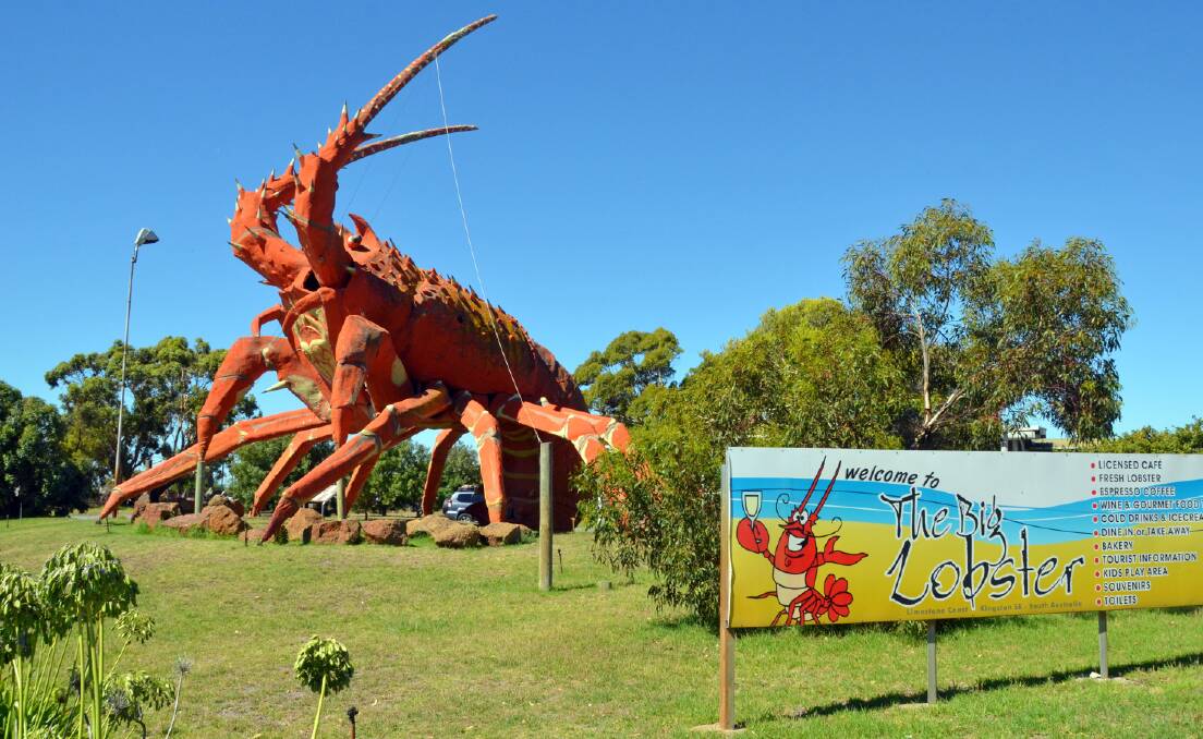 THE CLAWS THAT SNATCH: Larry the Lobster in Kingston, SA. Photo: South Australian Tourism Commission