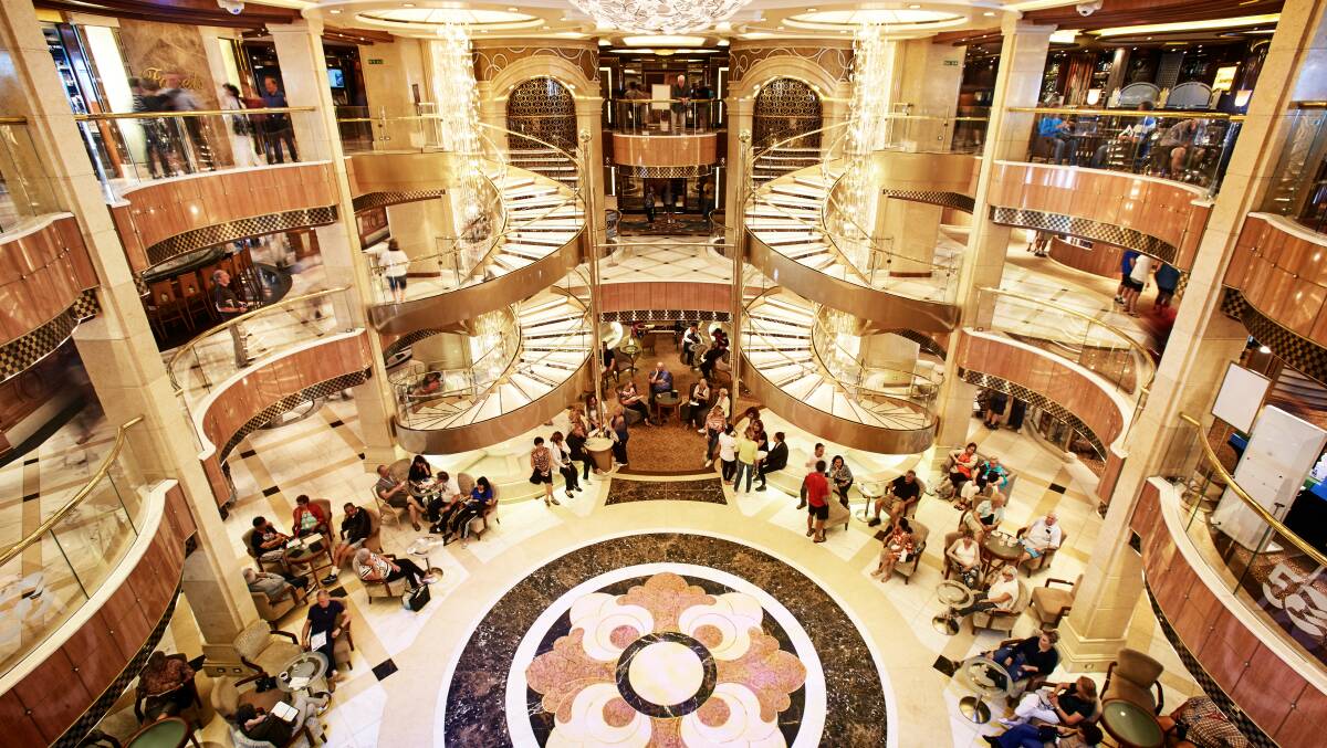 Inside the Royal Princess. Picture supplied