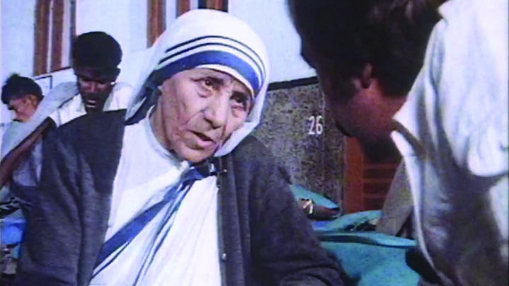Interviewing Mother Theresa.