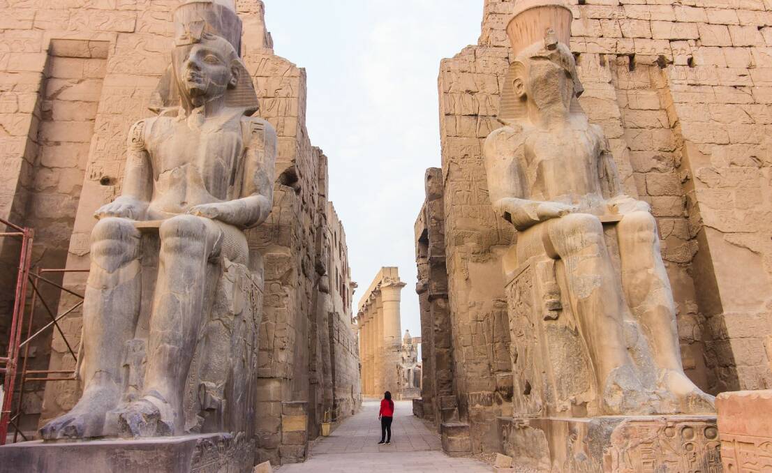 See Egypt's Luxor Temple from the comfort of your loungeroom.