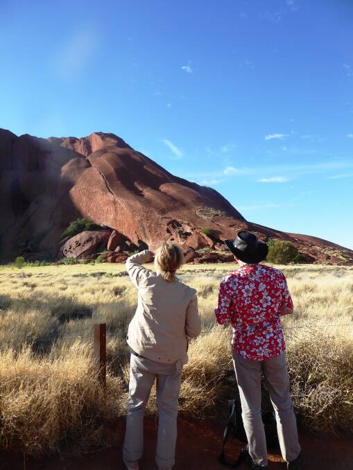SACRED PLACE: Climbers will no longer be able to tackle the steep climb up Uluru,  which traditional owners say is occupied by the spirits of ancestral beings.