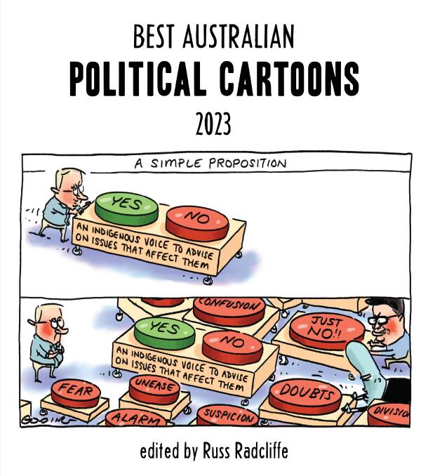 Politics and cartoons a thoughtful mix