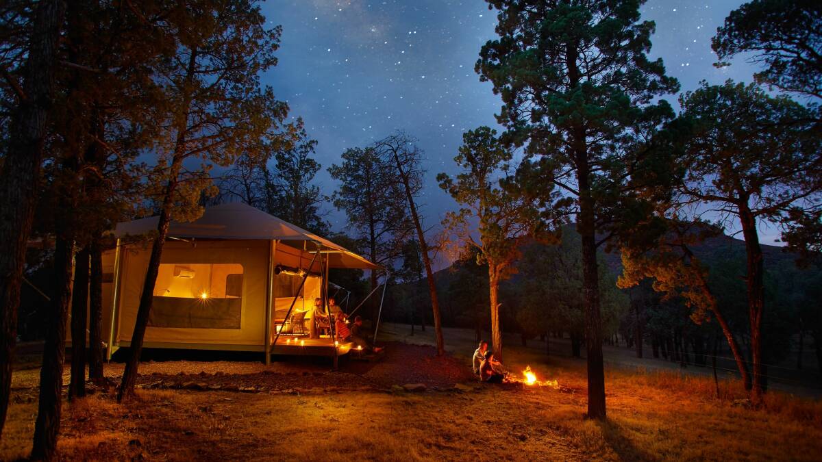 STARRY, STARRY NIGHT: Glamp at Ikara Safari Camp.