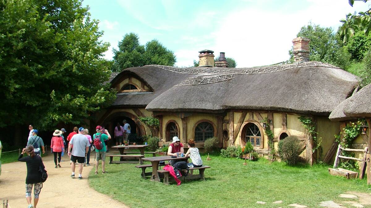 THIRSTY WORK: The Green Dragon Inn is a popular stop with visitors.