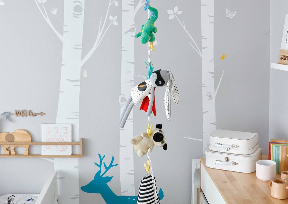 The Dreambaby Toy Chain is 1.92 metres long and can be hung vertically or horizontally to stop special toys getting lost.