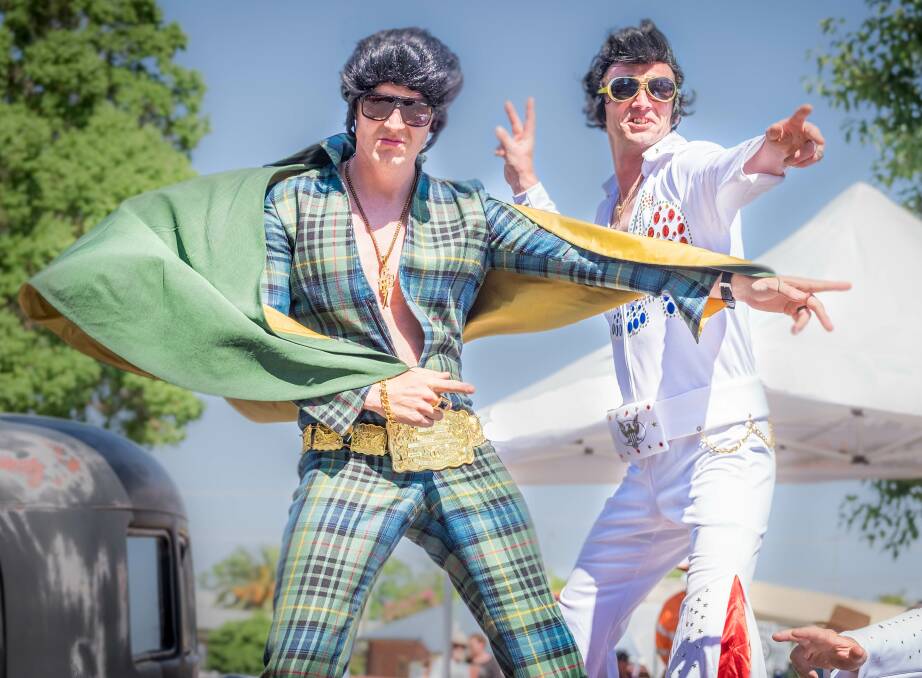 KING OF THE ROAD: The theme for next year's Parkes Elvis Festival will be Speedway. 