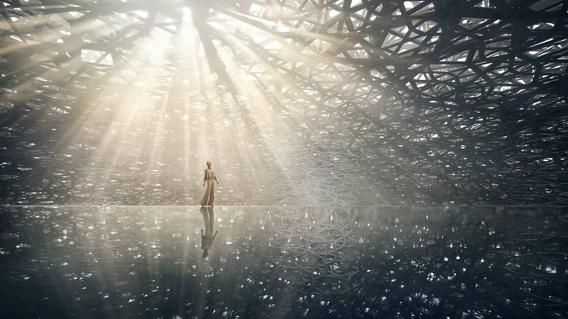 The opening of The Louvre in Abu Dhabi has increased visitor numbers.