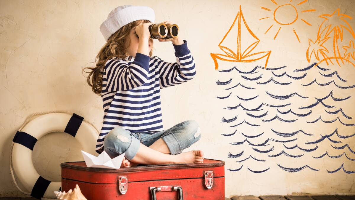AARGH, ME LITTLE HEARTIES: The grandchildren will have their suitcases packed in seconds flat if you mention the word "cruise".