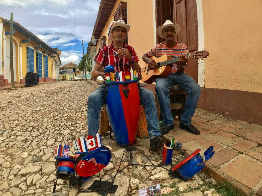 A VIBRANT PEOPLE: Music and mojitos are in the blood of Cubans.