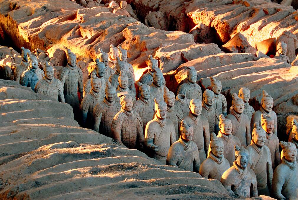 CHINA'S SILENT SENTINELS: Don't miss the chance to see the amazing Terracotta Warriors in Melbourne until October.