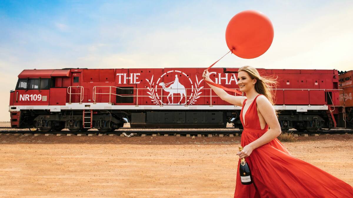 WORK OF ART: Artists will travel and create on The Ghan as part of its Artist in Residence program celebrating its 90th anniversary.
