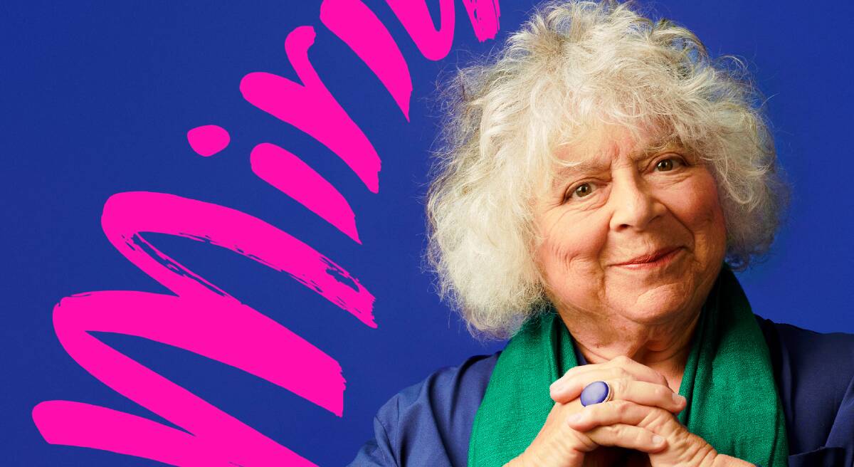 Miriam Margolyes on the cover of her book 'Oh Myriam!'. Picture supplied