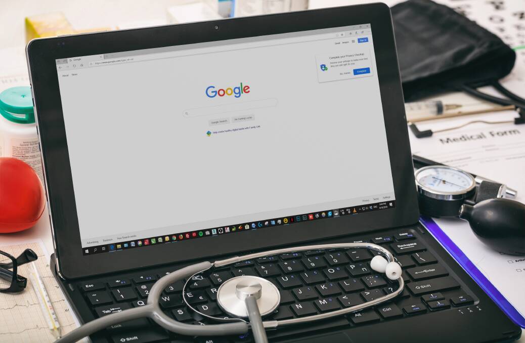 THINK BEFORE YOU CLICK: Dr Google can be useful ... but, research suggests, after you have a diagnosis from your 'real' medical professional. Image: rawf8/Shutterstock.com