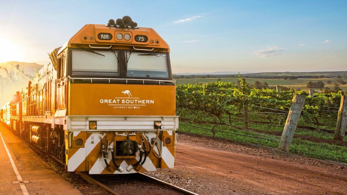 ON TRACK: A journey on the Great Southern is a way to enjoy some off-train experiences, too.