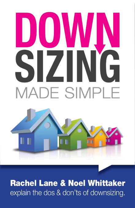 The cover art of Downsizing Made Simple (second edition) by Rachel Lane & Noel Whittaker