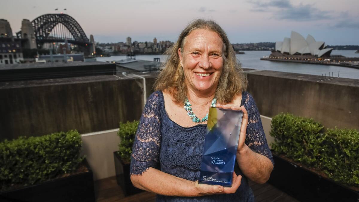 INSPIRATION: Sue Lennox was awarded the NSW Senior Australian of the Year award last year for her environmental work. Photo: NADC/Salty Dingo.
