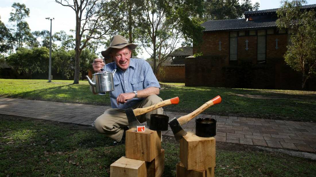 Tocal Field Days' billy boiling competition organiser Allan George. Photo: Jonathan Carroll.
