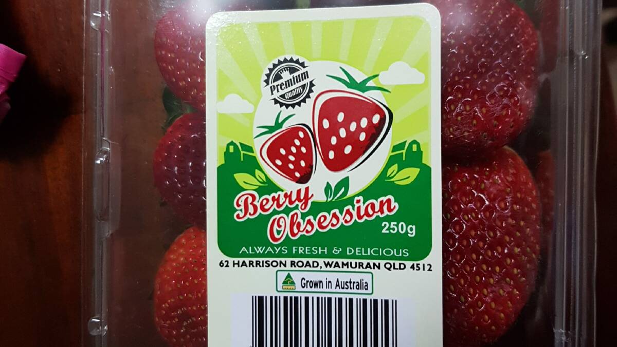 RECALLED: Berry Obsession is one of the strawberry brands recalled over sewing needle contamination fears.