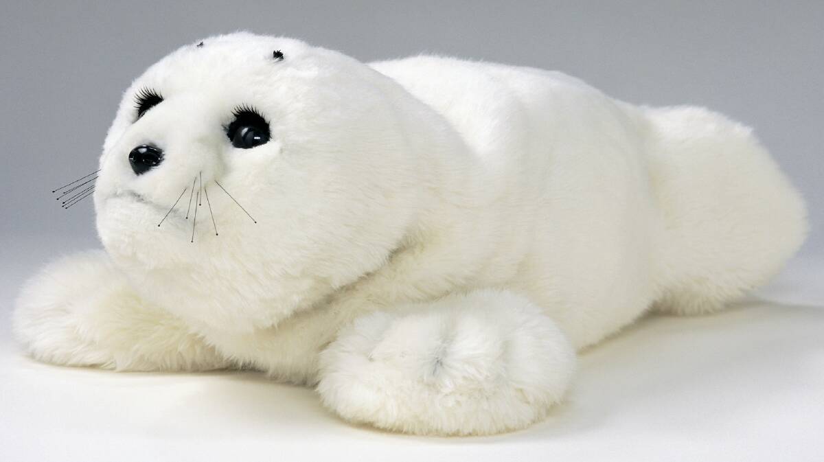 SEAL OF APPROVAL:  Companion robots like Paro the seal, respond to touch and the sound of its name.