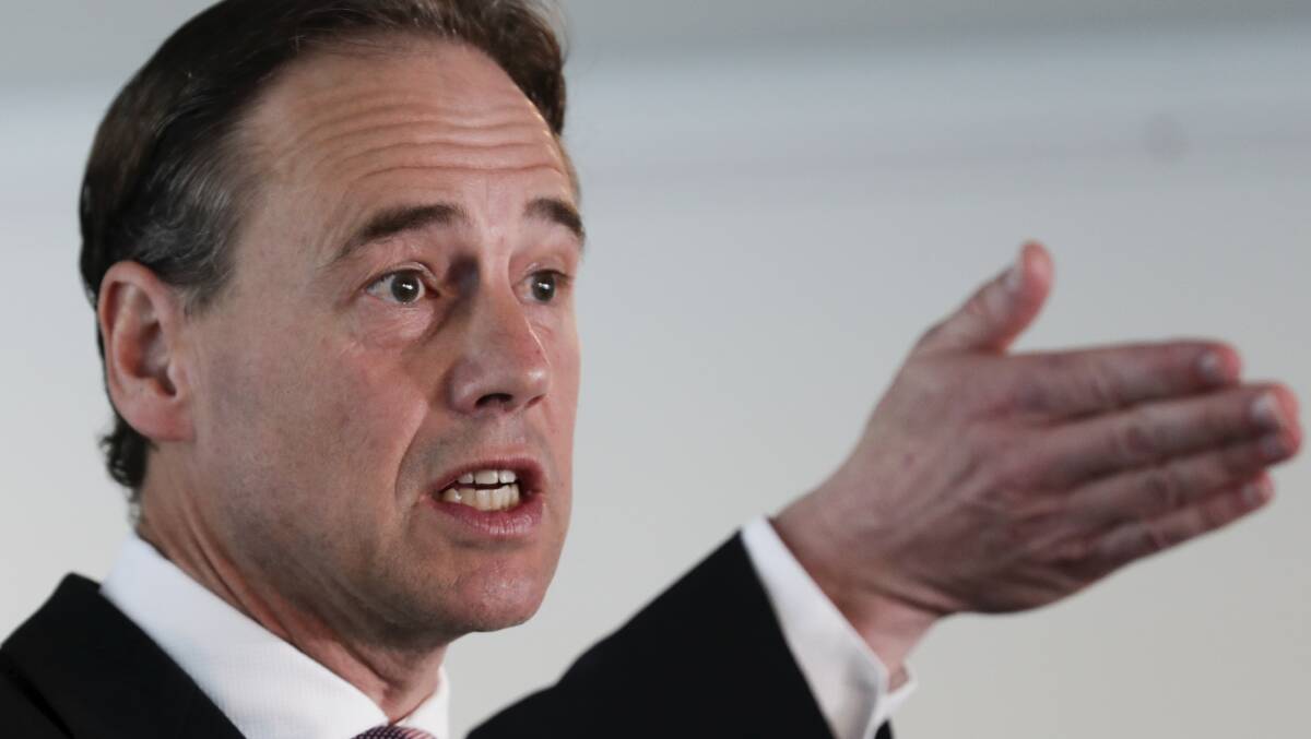 Greg Hunt made the announcement on Wednesday afternoon ahead of the Thursday deadline.