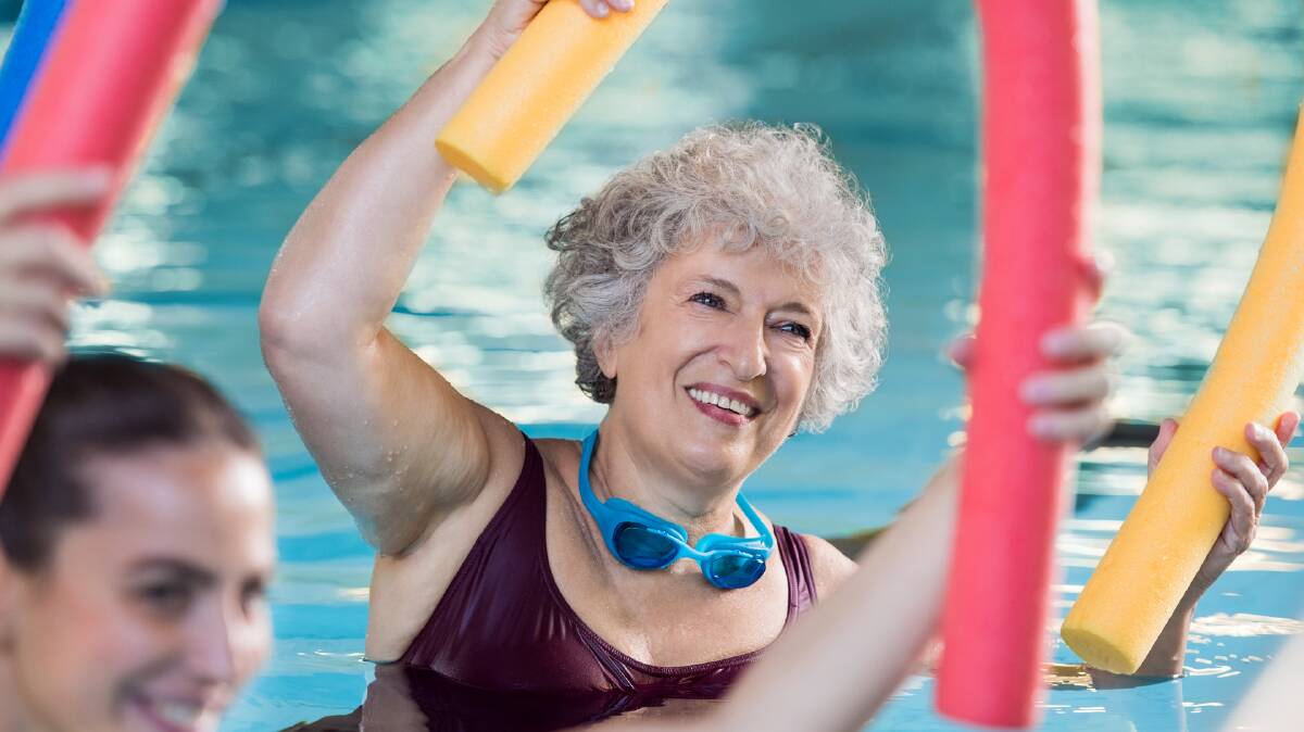 DIP IN - Aquaerobics is just one way to keep fit and reduce the risk of develping chronic disease.