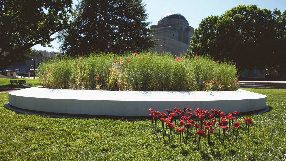 LEST WE FORGET – The Flanders Fields Memorial Garden at the Australian War Memorial.