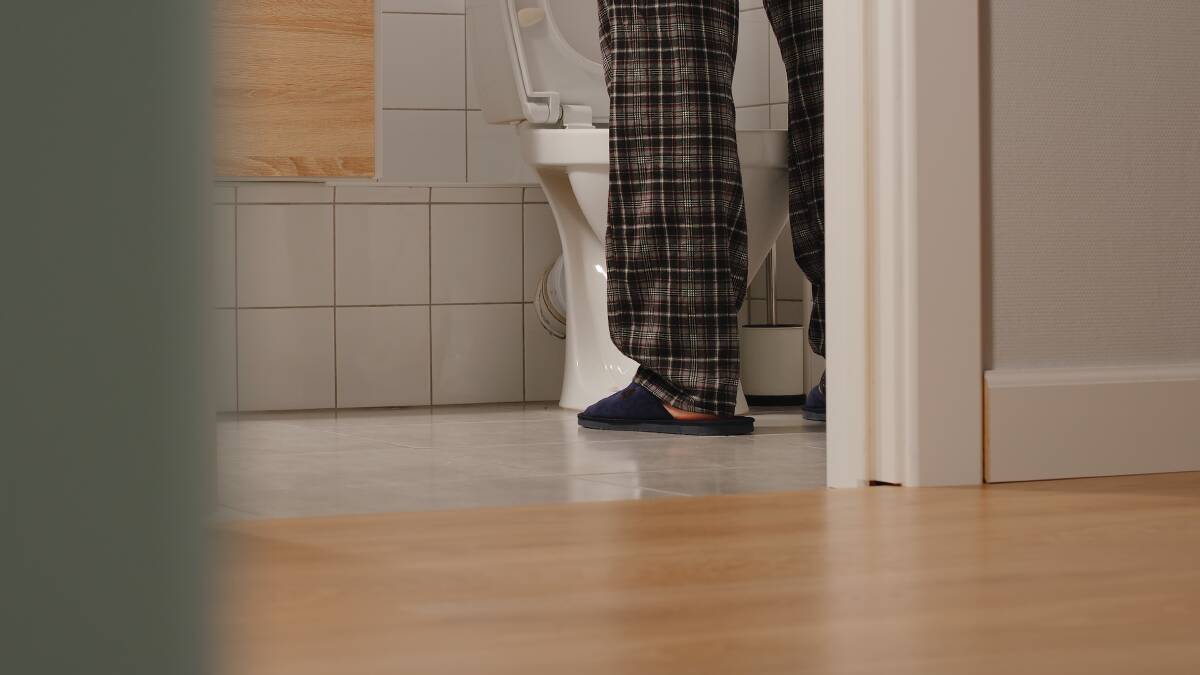 Wee problem: Frequent urination could be caused by an enlarged prostate. 