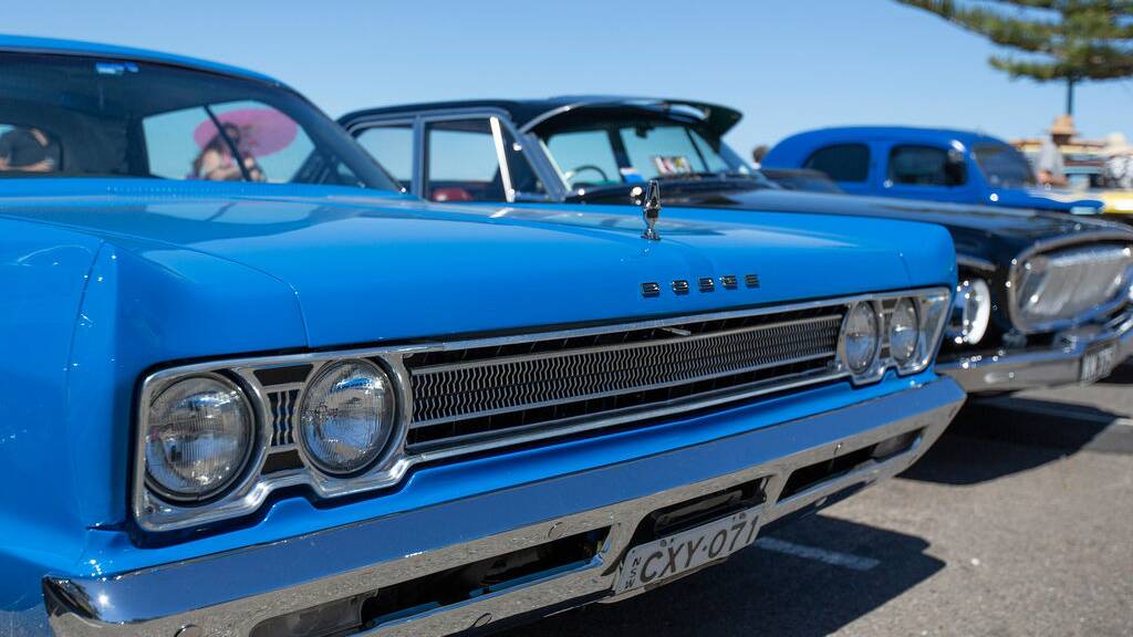 REVVED UP: Catch classic cars such as the 1968 Dodge Coronet.