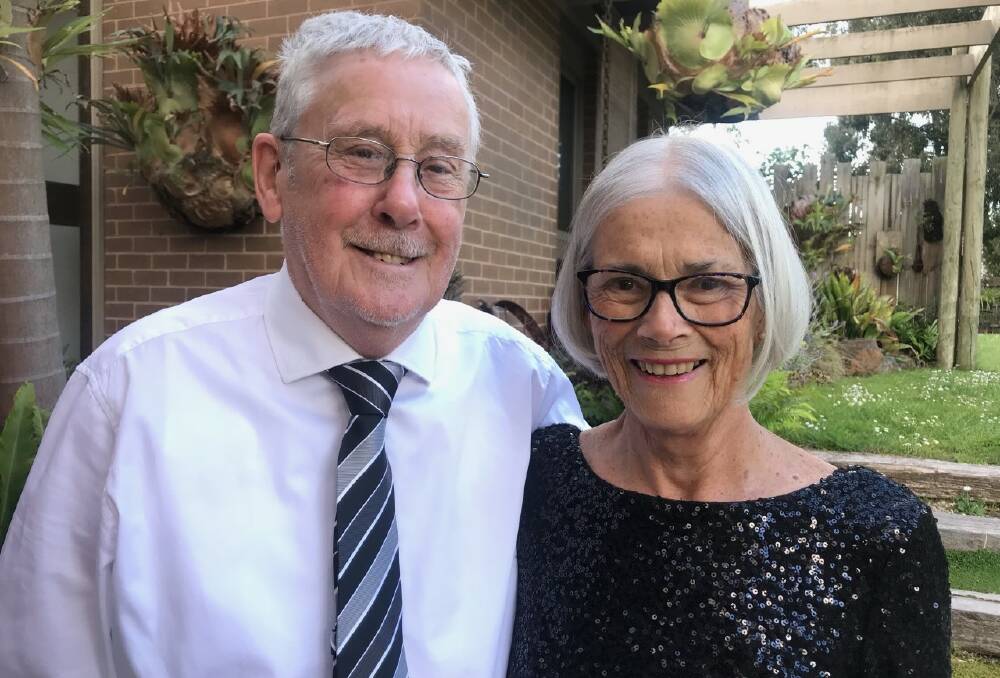 'A sense of control': Ken with his wife Dale who passed away in 2019.