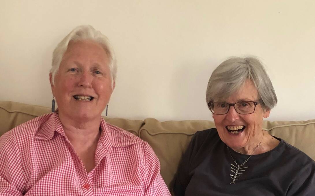 Charitable chums: Doreen Smith (left) and Jill Crossley are good friends who are leaving gifts in their wills to The Smith Family. Picture: Supplied