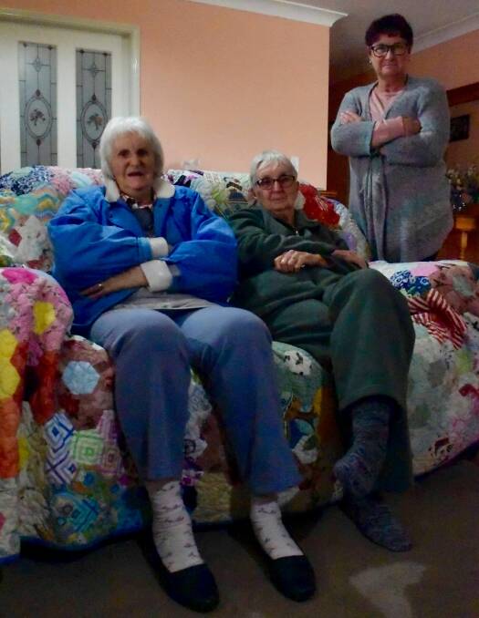 TAKING A STAND: Sussex Inlet residents Norma Davies, Vera and Carol Brown want seniors to have easier access to Home Care Packages.
