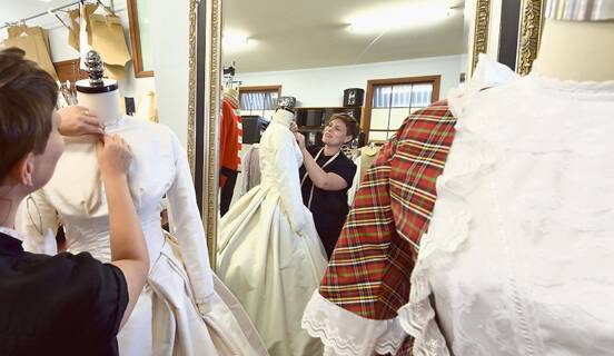 HISTORY ON DISPLAY - The fashion styles of the Victorian era can be seen at Sovereign Hill's Gold Museum in Ballarat.