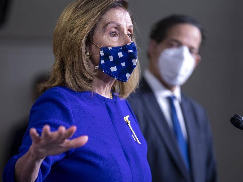 Nancy Pelosi says she is still seeking clarity on a coronavirus relief bill.