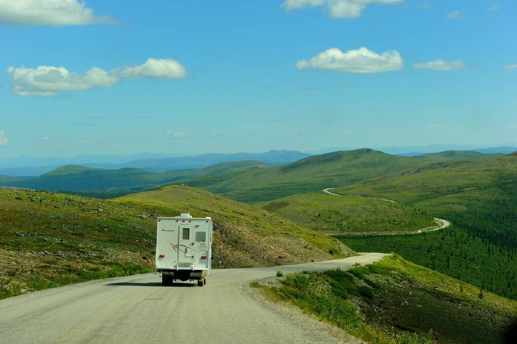 EASY DRIVER – Long daylight hours in the Yukon in summer make for easy driving.