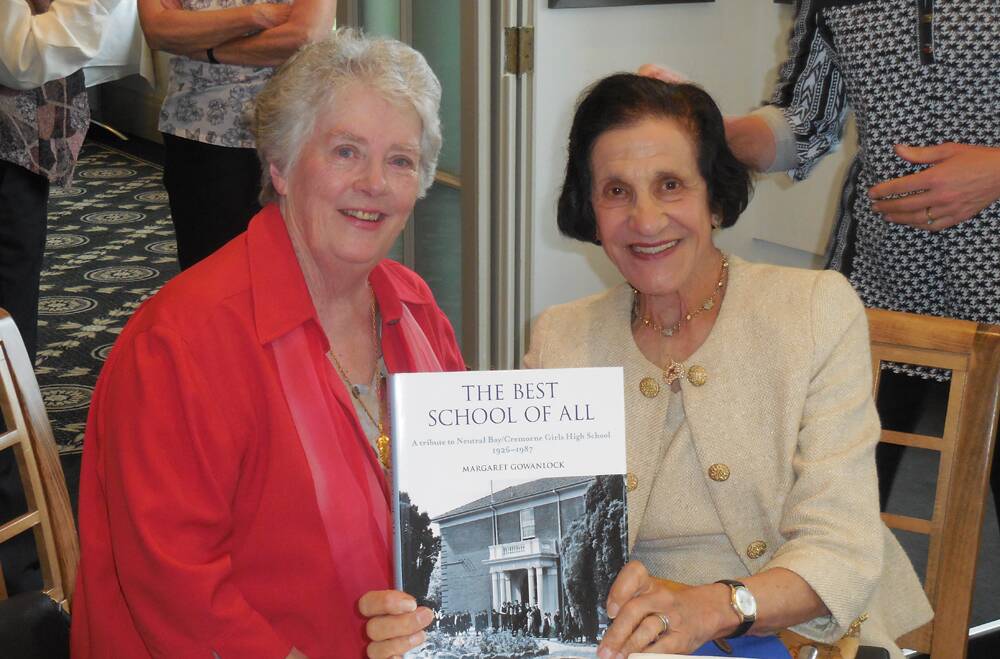 LABOUR OF LOVE – Maggie Gowanlock with Dame Marie Bashir at the launch.